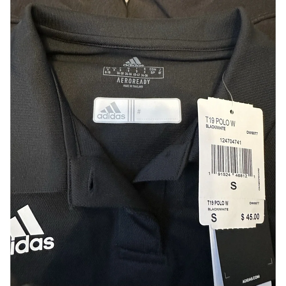 Adidas Polo Women's Black New with Tags